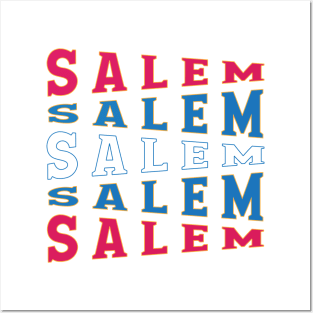 TEXT ART USA SALEM Posters and Art